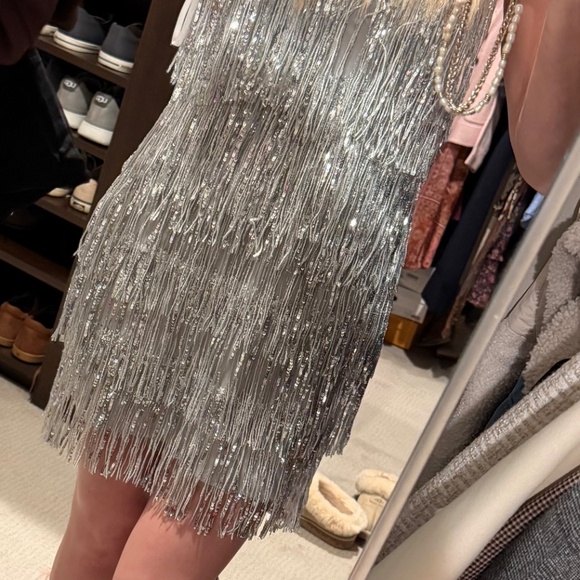 Majorelle Samara mini dress in silver XS - Picture 4 of 4